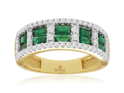 EMERALD & DIAMOND RING