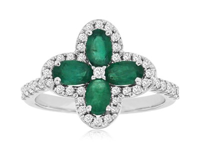 EMERALD & DIAMOND RING